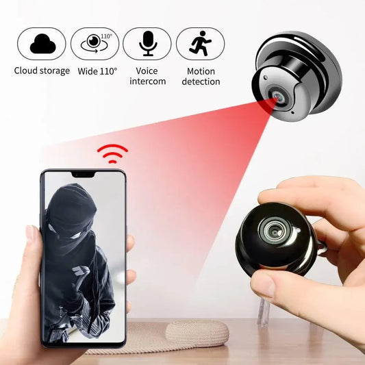 1080P Wireless Mini WiFi Camera Home Security Camera IP CCTV Surveillance IR Night Vision Motion Detect Baby Monitor P2P - Dynamex