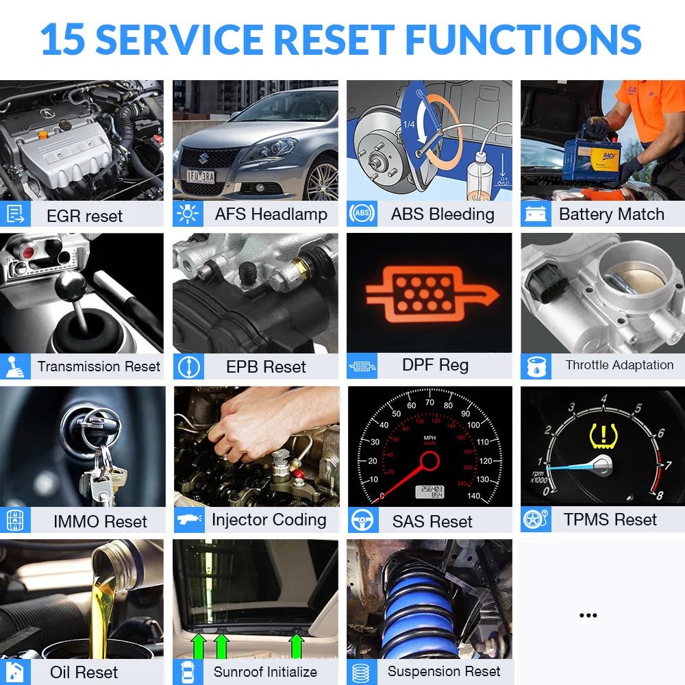 2024 ThinkDiag hot July ver Bluetooth Code Reader OBD2 Scanner Andriod IOS Diagnostic Tool OIL Reset Service Instead of EasyDiag - Dynamex