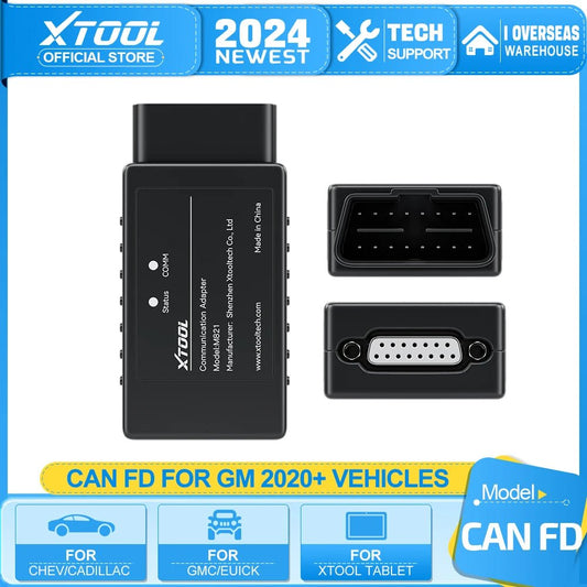 2024 XTOOL CAN FD Adapter Diagnose ECU Systems Of Cars Meeting With CANFD Protocols For Chevrolet For GMC For Buick Cadillac Car - Dynamex