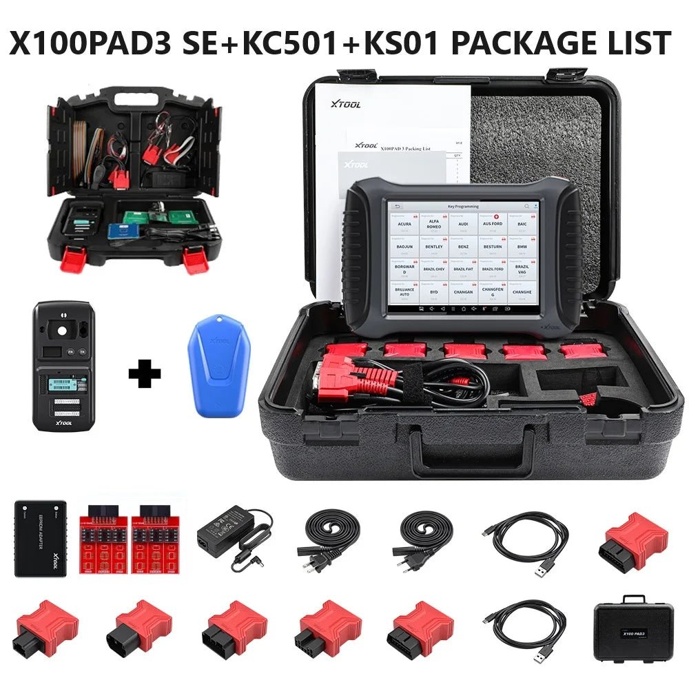 2024 XTOOL X100 PAD3 SE Auto Key Programmer All Key Lost Built-in CAN FD Car Diagnostic Tools ECU Coding Bi-Directional Control - Dynamex