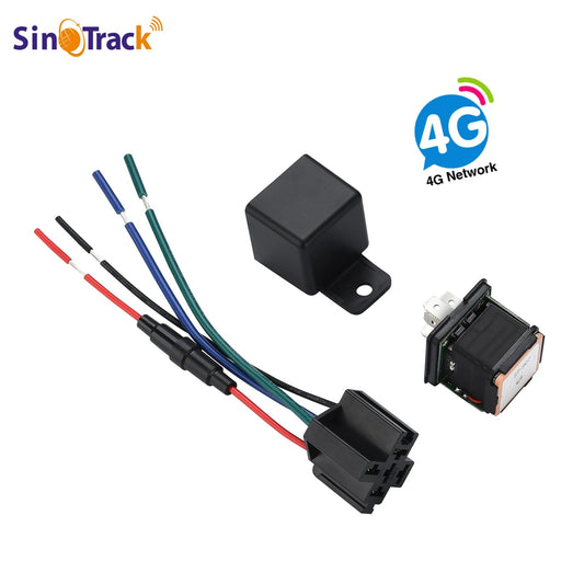 4G Car GPS Tracker ST-907L Tracking Relay Device Remote Control Anti-theft Monitoring Cut off oil System with Free APP - Dynamex