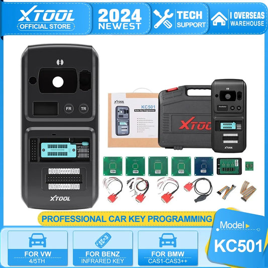 XTOOL KC501 Professional Car Key & Chip Programmer For Benz Infrared Key ECU Reader EEPROM Chip Reading Works With X100PAD3 MAX - Dynamex