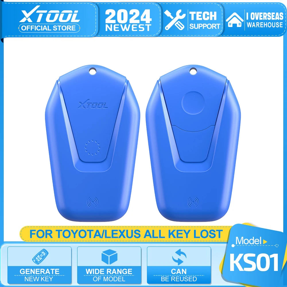 XTOOL KS01 KS-1 Smart Key Emulator For Toyota/Lexus Auto Key Programmer Work With IK618/X100 PAD3 All Key Lost With KC100 KC501 - Dynamex