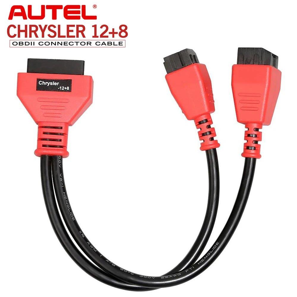 Autel 12+8 Connector New For Chrysler FCA programming Cable Works for MS906BT MS908 MS908P MS908S Pro for Car Diagnostic Cables - Dynamex