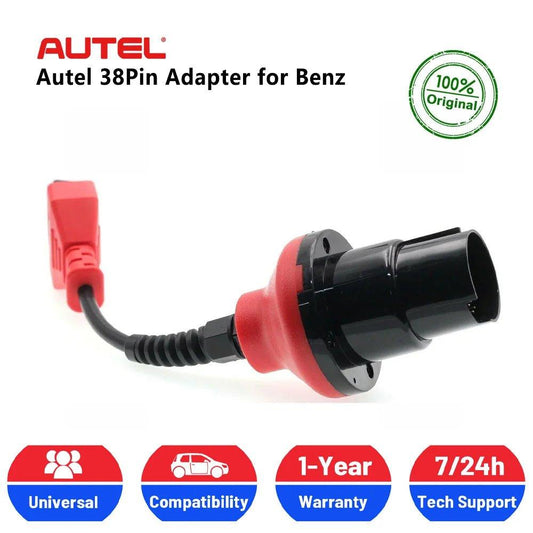 Autel 38Pin Adapter for Benz OBD2 Interface Adapter Diagnosis Tool Accessory Suit for Autel Maxisys Pro MS908/ MS906/ DS808 - Dynamex