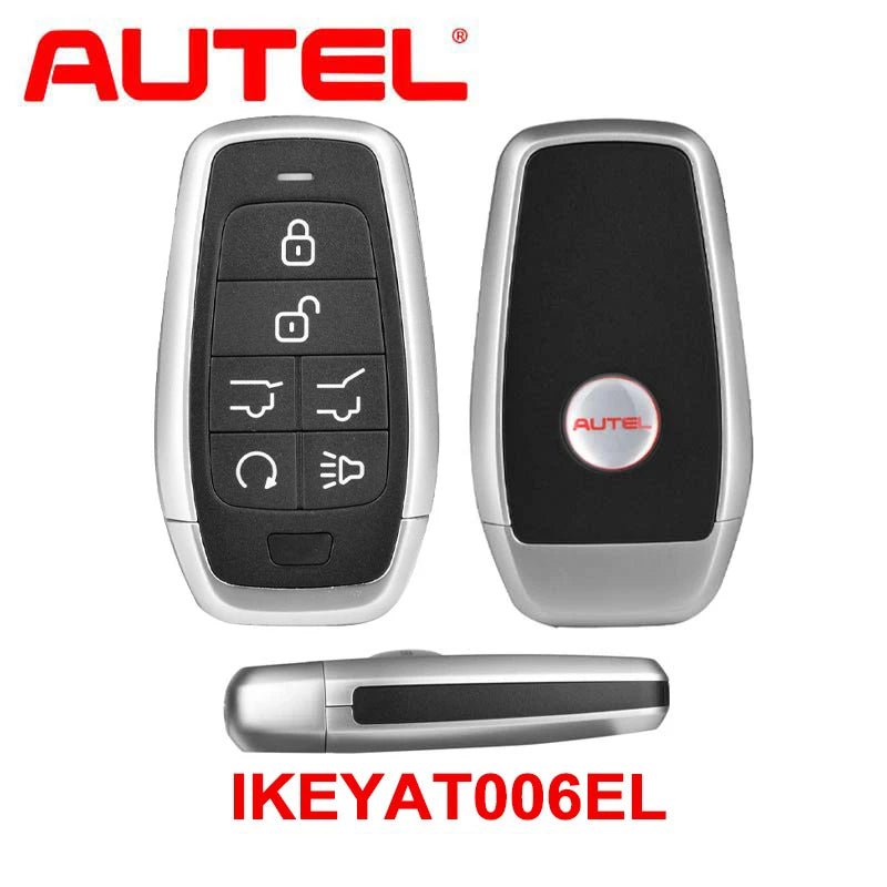 Autel Car Universal Smart Key Programmable Key Fob Work with KM100/ IM508/ IM608, Unlock, Lock, Trunk, Panic Standard Autel Key - Dynamex