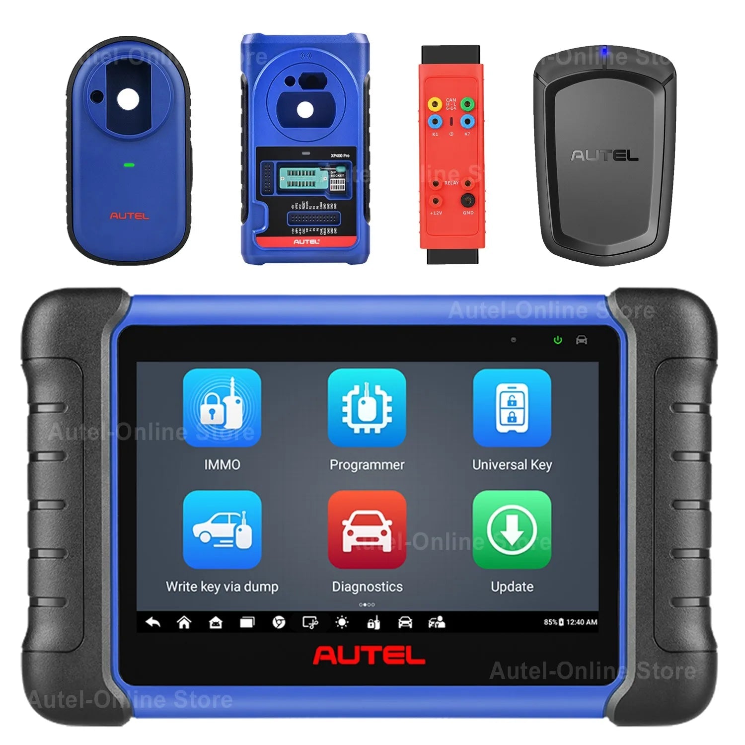 Autel Key Programmer IM508S Car Diagnostic Tool 2024 IMMO Anti-Theft Programming Scanner, All-in-One Kit, Upgrade of IM508 - Dynamex