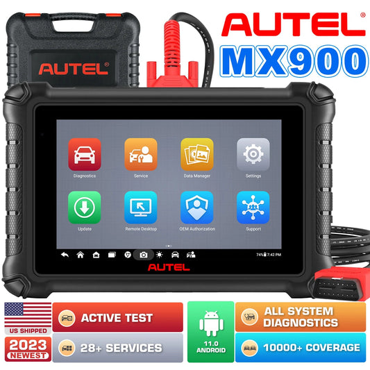 Autel MaxiCheck MX900 Diagnostic Tool, Latin Version Scanner With GM Brazil, Fiat Brazil, VW Brazil, CAN FD, 3 Years Update - Dynamex