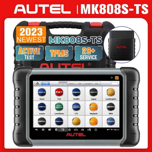 Autel MaxiCOM MK808S-TS TPMS Diagnostic Tools Bi-directional Control Automotive Obd2 Scanner Professional PK MP808BT MK808BT - Dynamex