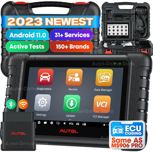 Autel MaxiDAS DS808 Diagnostic Scanner 2024 New Hardware Upgrade DS808S-BT Car Scan Tool with Non-OBD2 Adapters Kit - Dynamex