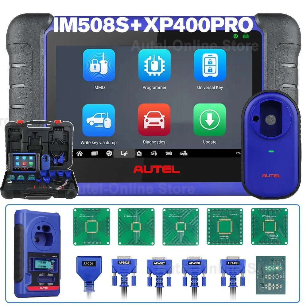 AUTEL MAXIIM IM508S IMMO Key Programming Tool Newest Diagnostic scan tool, 40+ Services Active Test All System Scanner - Dynamex