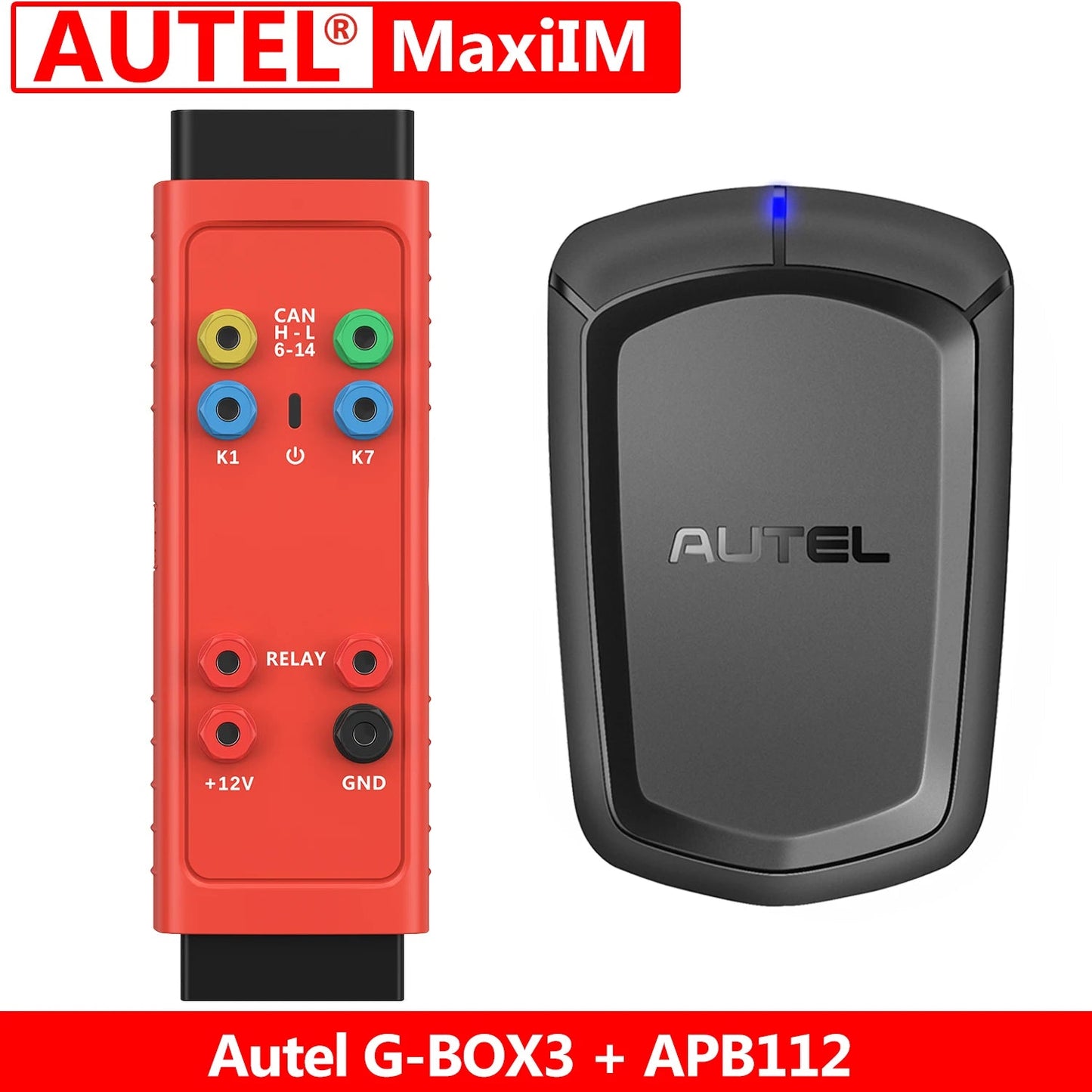 Autel MaxiIM Key Programming Tool GBOX3, APB112 Smart Key Simulator, Toyota 8A Blade AKL Kit Work with KM100/ IM508 / IM608 - Dynamex