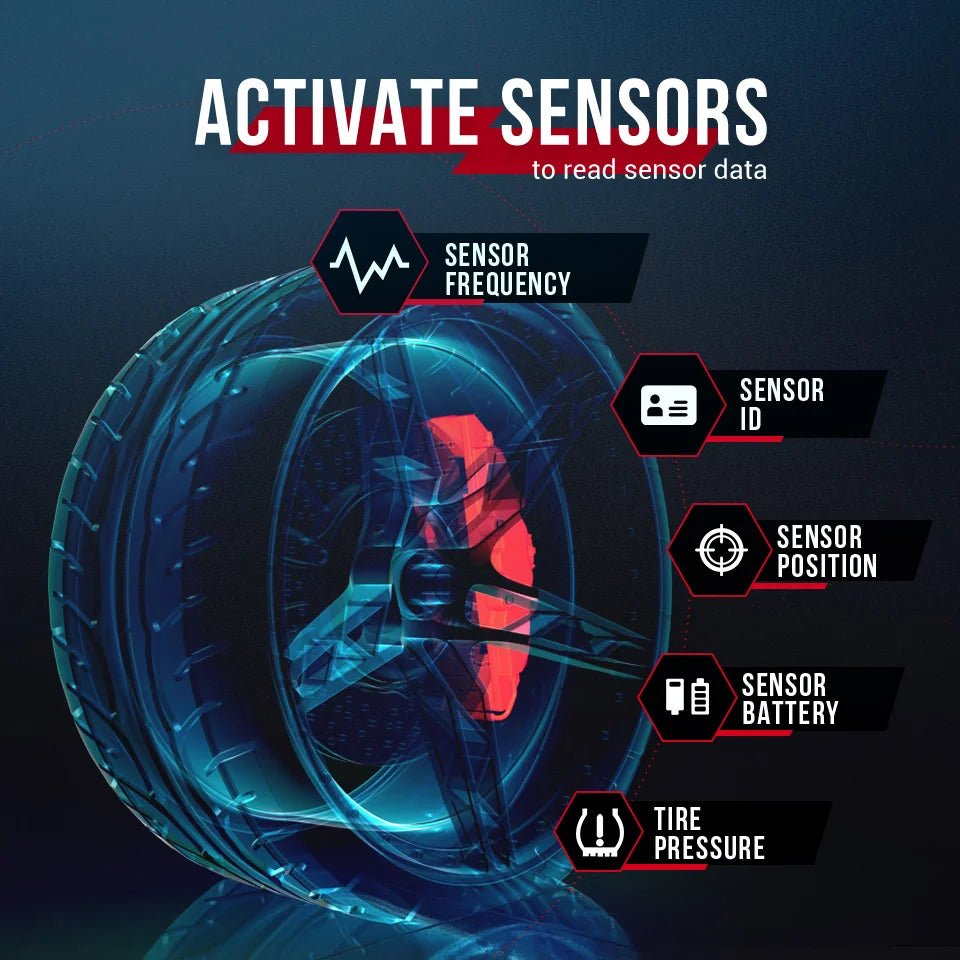 Autel MaxiTPMS TS508 Diagnostic Tool TPMS Sensor Programmer Relearn Active Sensor Tire Pressure Cars Diagnostic Auto tpms tool - Dynamex