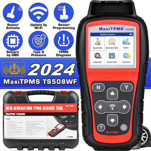 Autel MaxiTPMS TS508 Tire Service Diagnostic Tool TS508 Wi-Fi Version Tire Pressure Monitoring System Tool Update By Wi-Fi - Dynamex