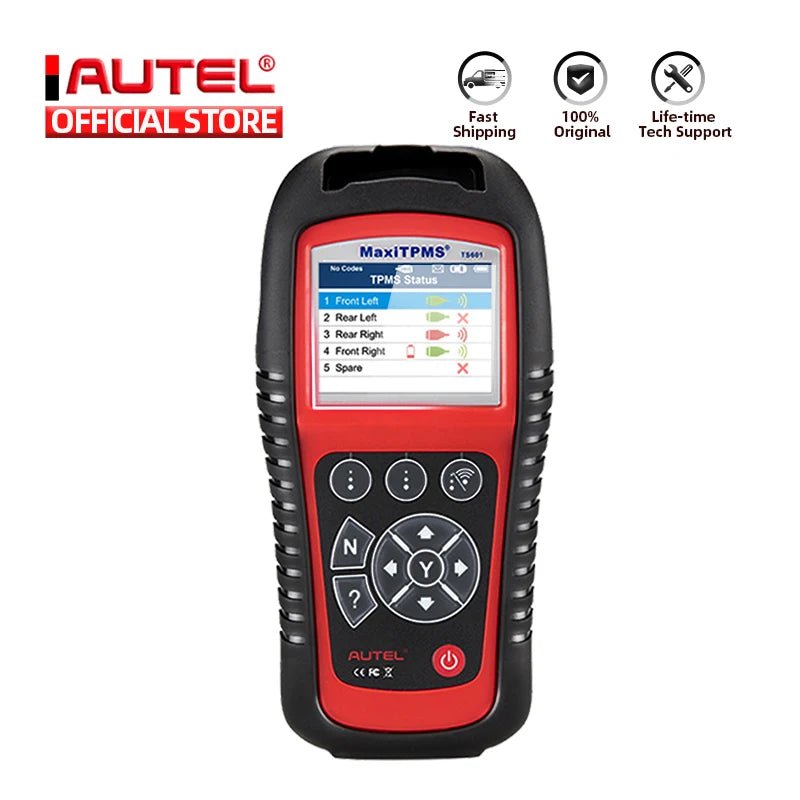 AUTEL MaxiTPMS TS601 TPMS Car Diagnostic tool OBD2 Scanner Automotive Activator Tire repair Tools Sensor programming - Dynamex
