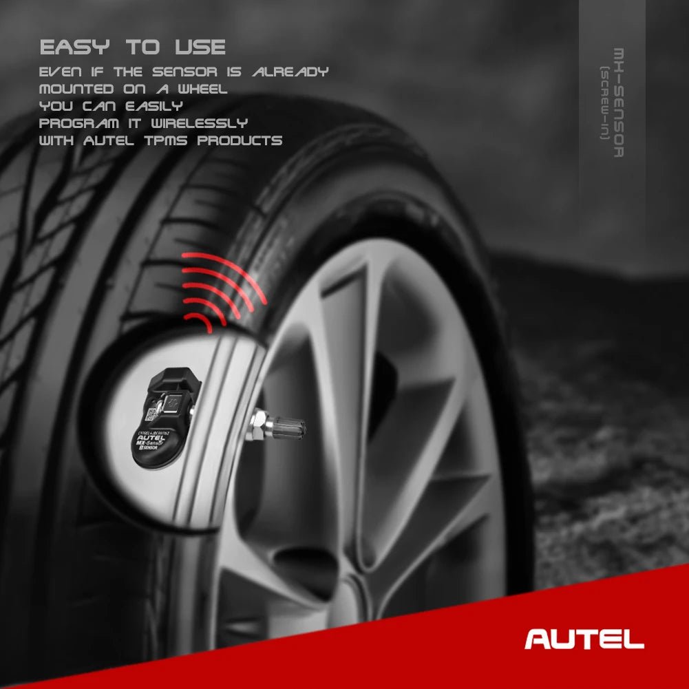 Autel MX-Sensor 433 MHz 315MHz Universal Programmable Tire Pressure Programming Monitor Diagnostic Tools Sensor Work MaxiTPMSPAD - Dynamex