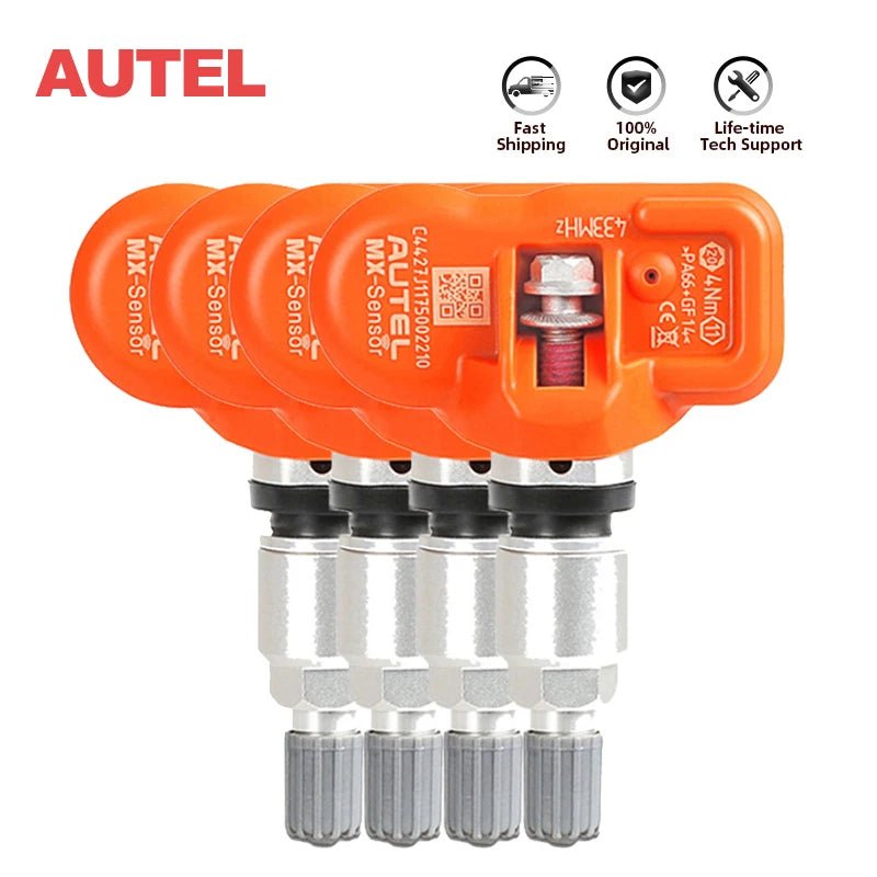 Autel MX-Sensor 433 MHz Sensor  Tyre Analysis work with TPMS PAD TS401 TS601 100% Clone-able and 98% Coverage - Dynamex