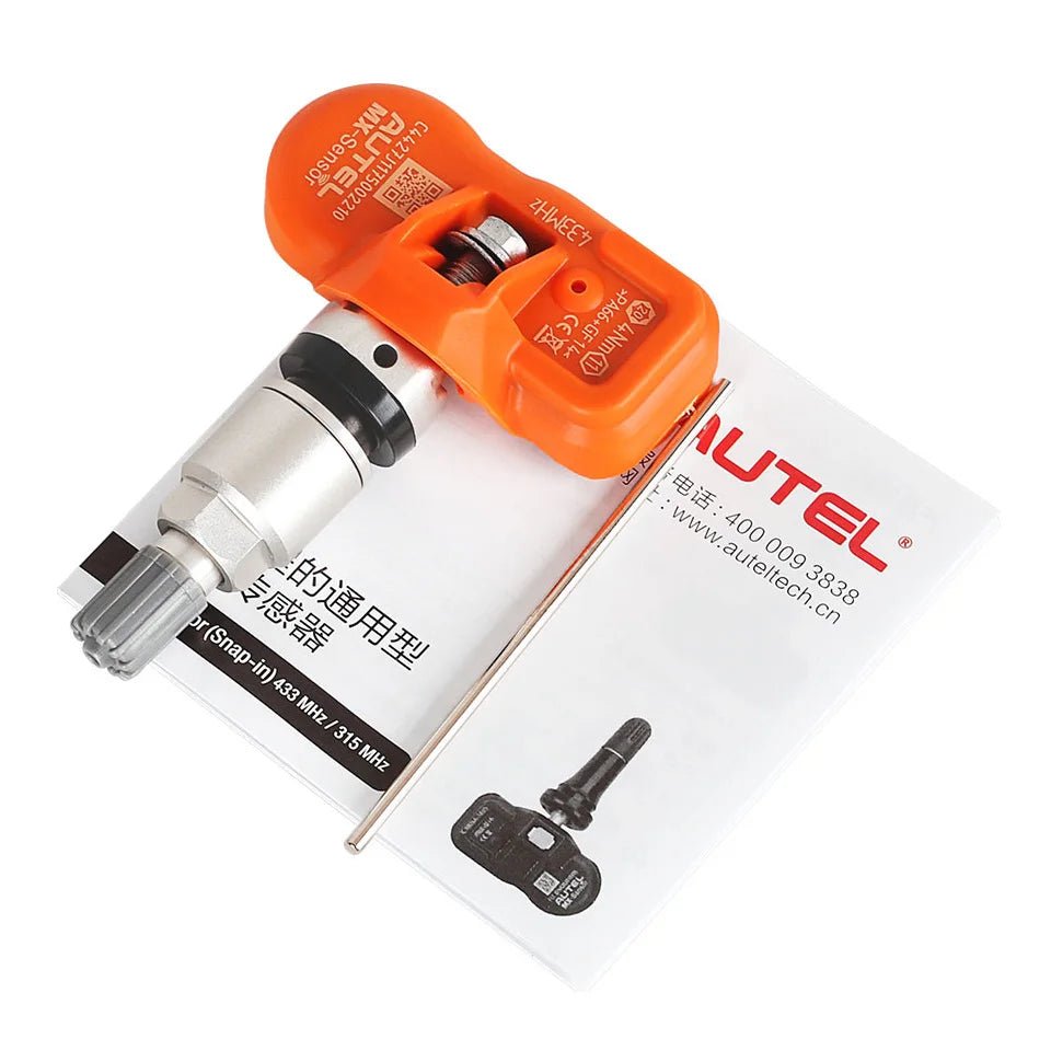 Autel MX-Sensor 433 MHz Tire Pressure Sensor Tyre Repair Tools TPMS Monitor Programming work with PAD TS601 TS508 TS408 - Dynamex