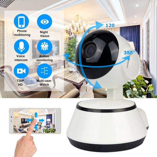 Baby Monitor Portable WiFi IP Camera 720P HD Wireless Smart Baby Camera Audio Video Record Surveillance Home Security Camera - Dynamex