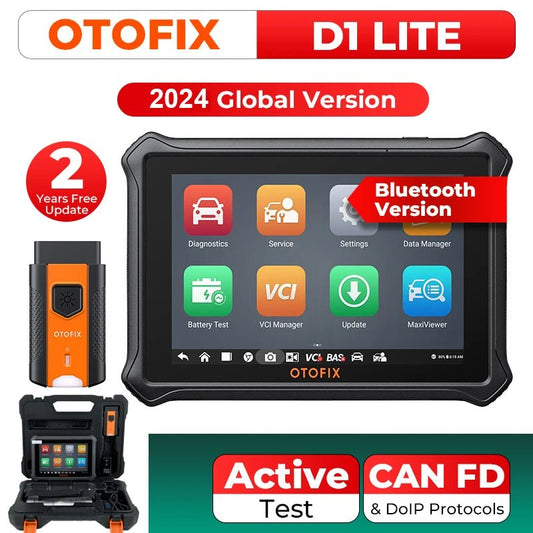 OTOFIX D1 LITE OBD2 Scanner Car Diagnostic Tool Bluetooth Wireless Bi-Directional Control OBD Automotive Scan Tool Active Test - Dynamex