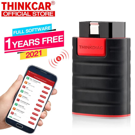 ThinkDiag ALL Car Brands All Reset Service 1 Year Free 2023 OBD2 Diagnostic Tool Active Test ECU Code Surpass July Ver Thinkdiag - Dynamex